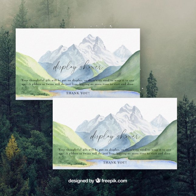 Berge - Dusche anzeigen Begleitkarte (Von Creator hochgeladen)