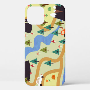 Berge, Flüsse, Wald, Autokomuster. Case-Mate iPhone Hülle