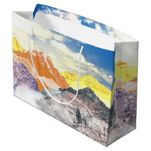 Berge (Fotomontage) 1 Große Geschenktüte