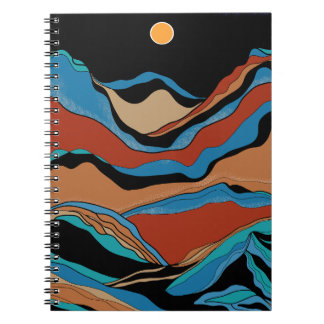 Berge Geometrisch Notizblock