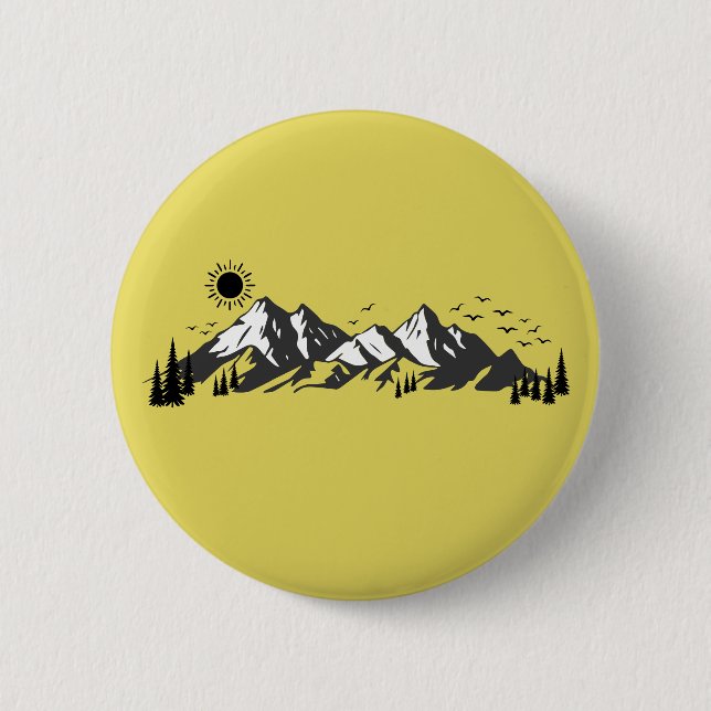 Berge Grafik Button (Vorderseite)