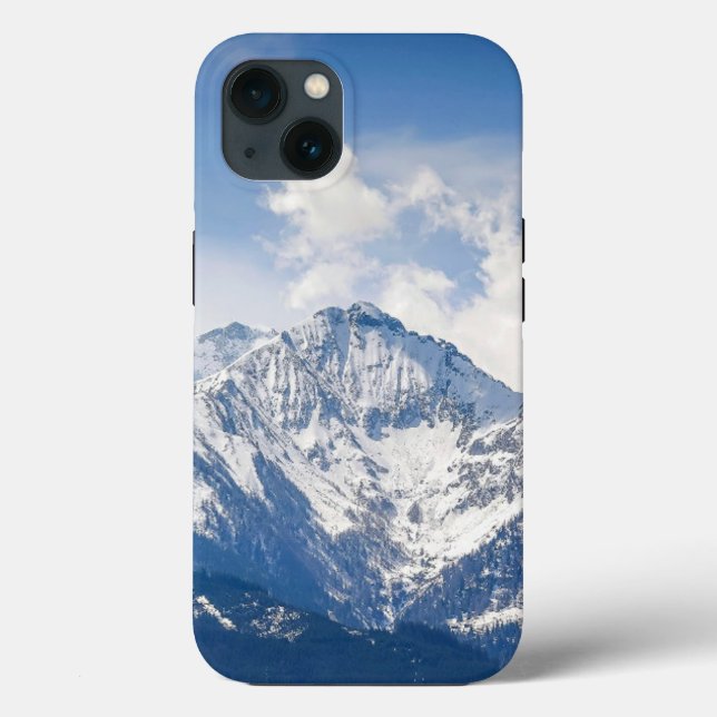 Berge Himmelswolken Case-Mate iPhone Hülle (Rückseite)