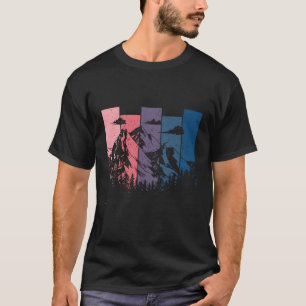 Berge im Freien Camg erschüttert T-Shirt