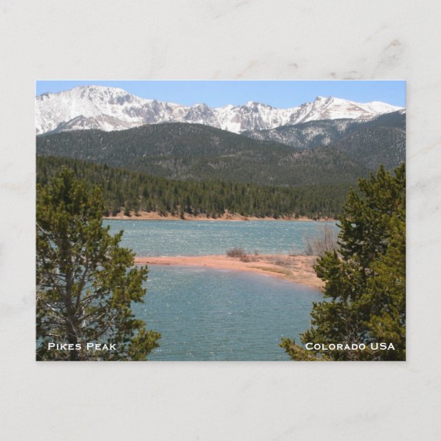 Berge in Colorado Postkarte (Vorderseite)