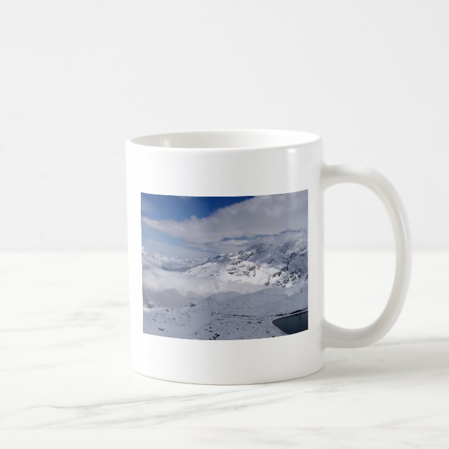 Berge in der Schweiz Tasse (Rechts)