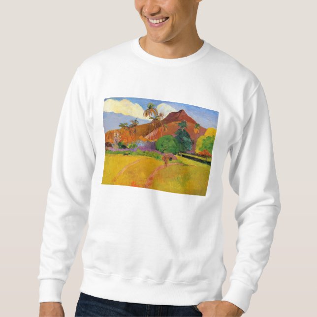 "Berge in Sweatshirt Tahitis" - Paul Gauguin (Vorderseite)