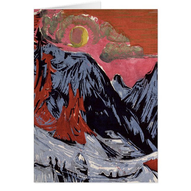 Berge in Winter, 1919 (Vorne)