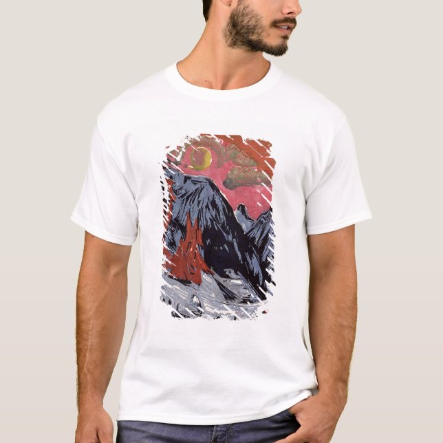 Berge in Winter, 1919 T-Shirt (Vorderseite)