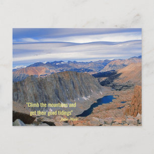 Berge klettern postkarte