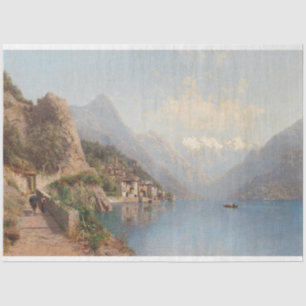 Berge Landschaft Natur Decoupage Seidenpapier