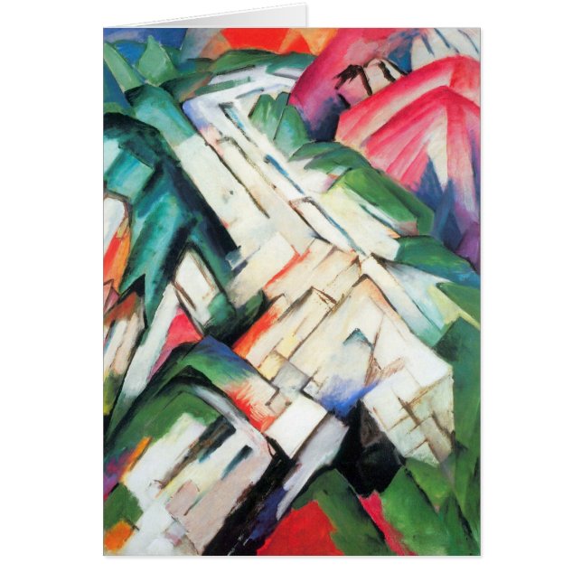 Berge (Landschaft) von Franz Marc, Vintage Kunst (Vorne)