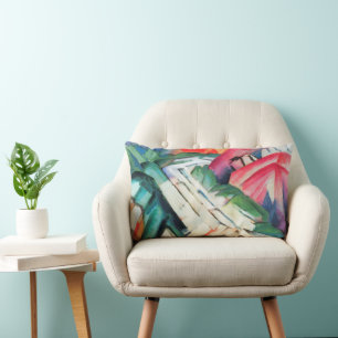 Berge (Landschaft) von Franz Marc, Vintage Kunst Lendenkissen