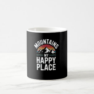 Berge Mein Glücksort Bergpfad Wandern Kaffeetasse