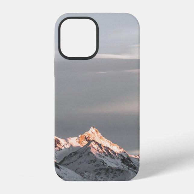 BERGE MIT SCHNEE BEDECKT iPhone HÜLLE (Rückseite)