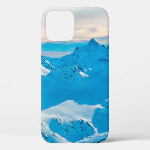 Berge mit Schneebergen und Sonnenuntergangshimmel Case-Mate iPhone Hülle