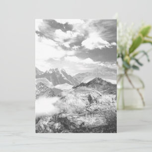 Berge (Montage von Fotos) 3 Dankeskarte