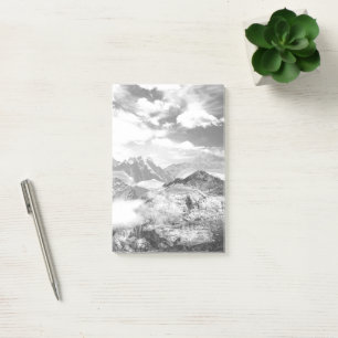 Berge (Montage von Fotos) 3 Post-it Klebezettel