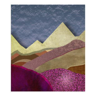 Berge Mulberry Fotodruck