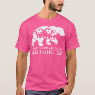 Berge nennen Bärenwandern Natur Lover Cam T-Shirt