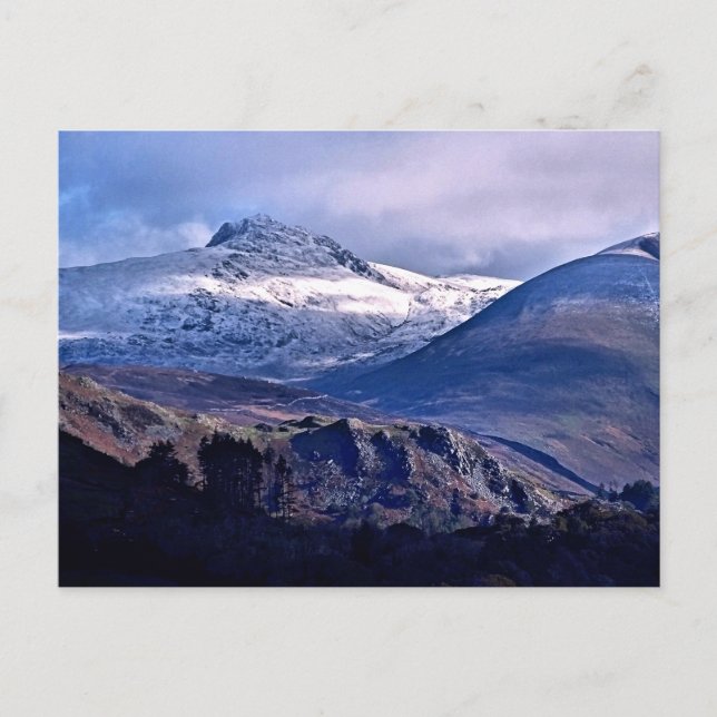 BERGE POSTKARTE (Vorderseite)