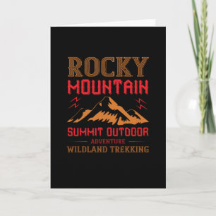 Berge - Rocky Mountain Outdoor-Abenteuer Karte