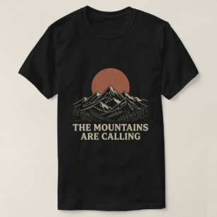 Berge rufen Familie Wandern T-Shirt