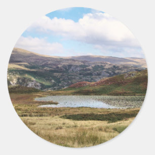 BERGE RUNDER AUFKLEBER