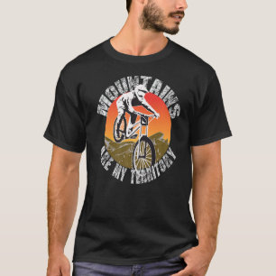 Berge sind mein Territorialradfahrer T-Shirt