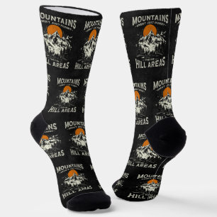Berge sind nicht lustig, es sind Hügelgebiete Socken