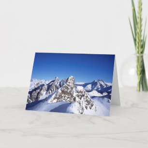 Berge St Anton Österreich Feiertagskarte