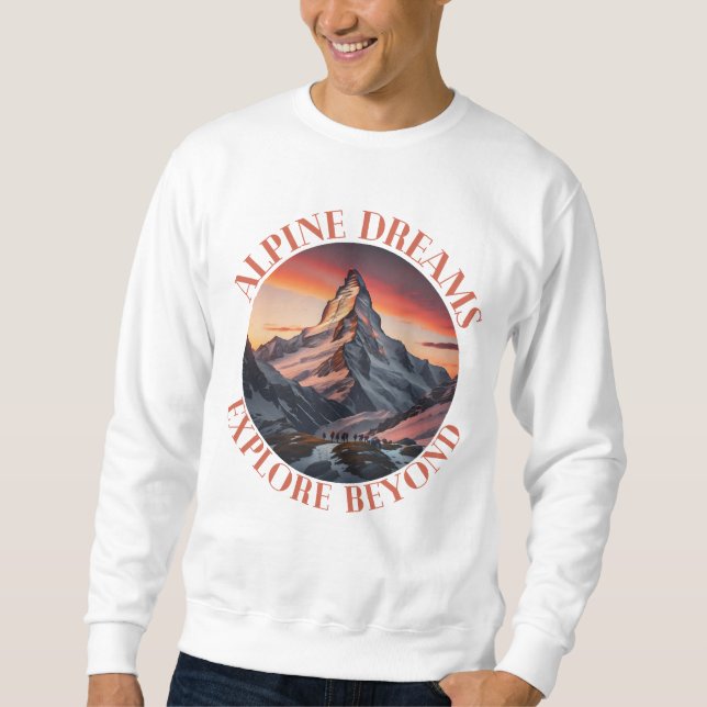 Berge Sweatshirt (Vorderseite)