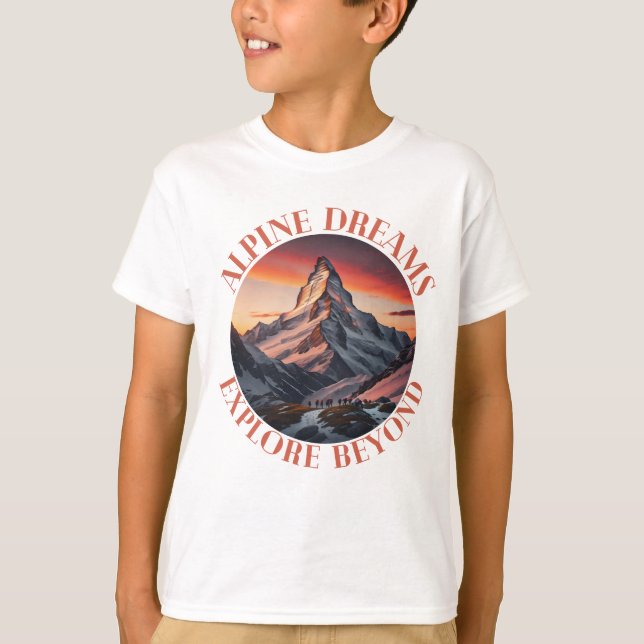 Berge T-Shirt (Vorderseite)