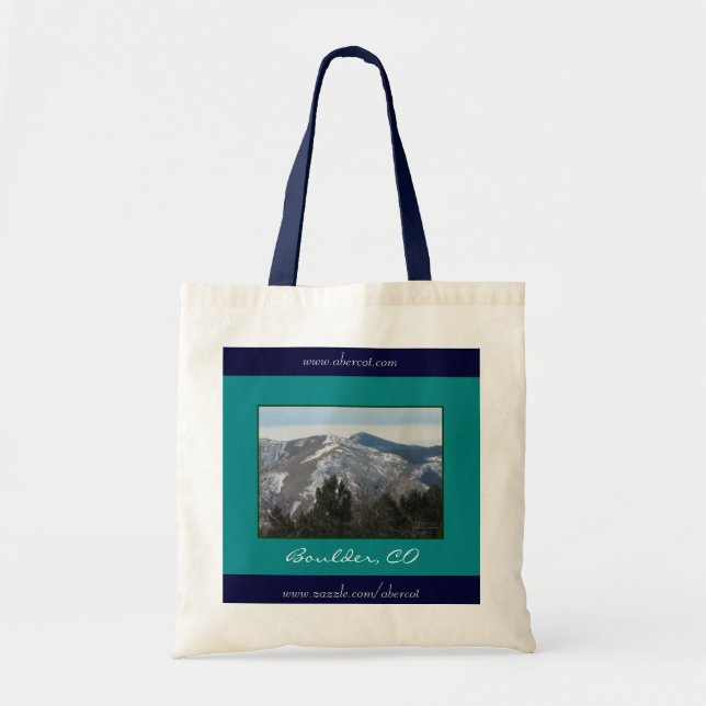 Berge u. Bäume, Boulder, Co-Taschen-Tasche Tragetasche (Vorne)