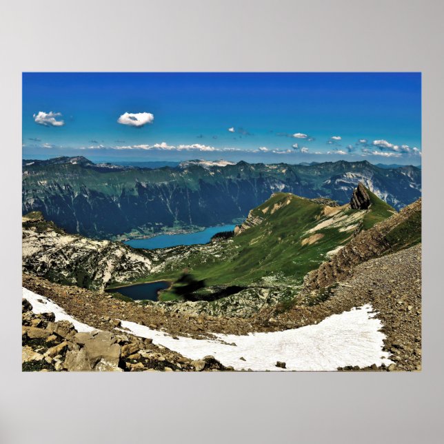 Berge und der Schweiz Poster (Vorne)