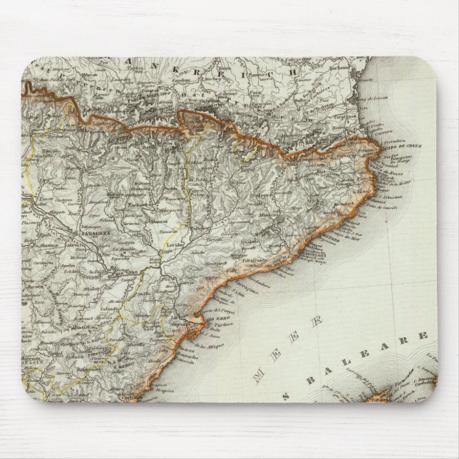 Berge und Flüsse der Kanarischen Inseln Mousepad (Vorne)