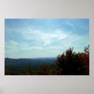 Berge und Himmel Poster