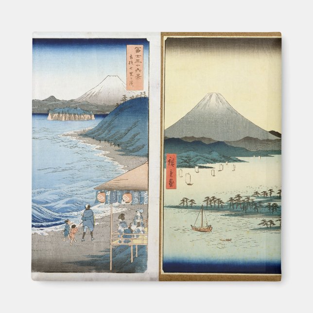 Berge und Küstengebiete Magnet (Vorne)