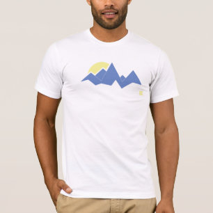 Berge und Sun-T-Shirt T-Shirt