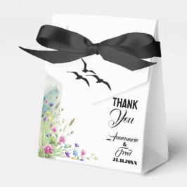 Berge und Wildblume Geschenkschachtel