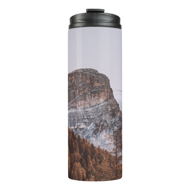 BERGE UNTER WEISSEM HIMMEL THERMOSBECHER (Vorderseite)
