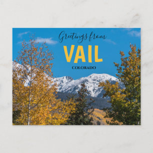 Berge Vail Colorado Postkarte