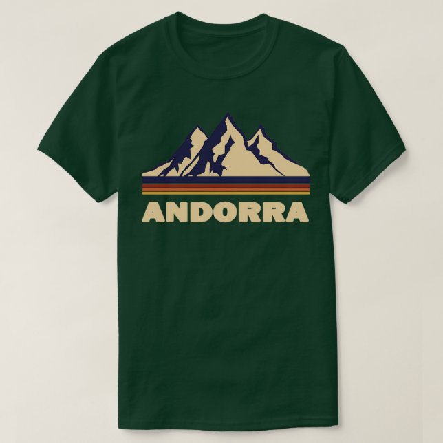 Berge von Andorra T-Shirt (Design vorne)