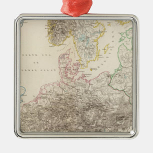 Berge von Europa Ornament Aus Metall