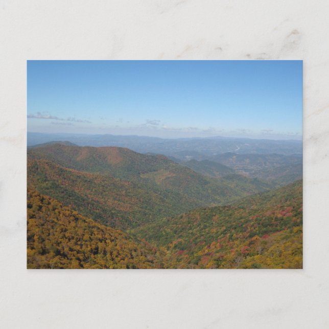 Berge von North Carolina Postkarte (Vorderseite)