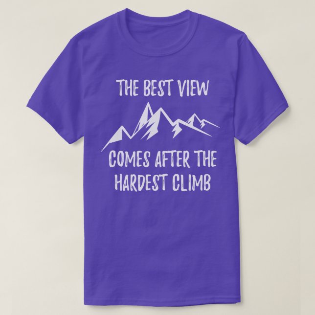 Berge Wandern 40 T-Shirt (Design vorne)