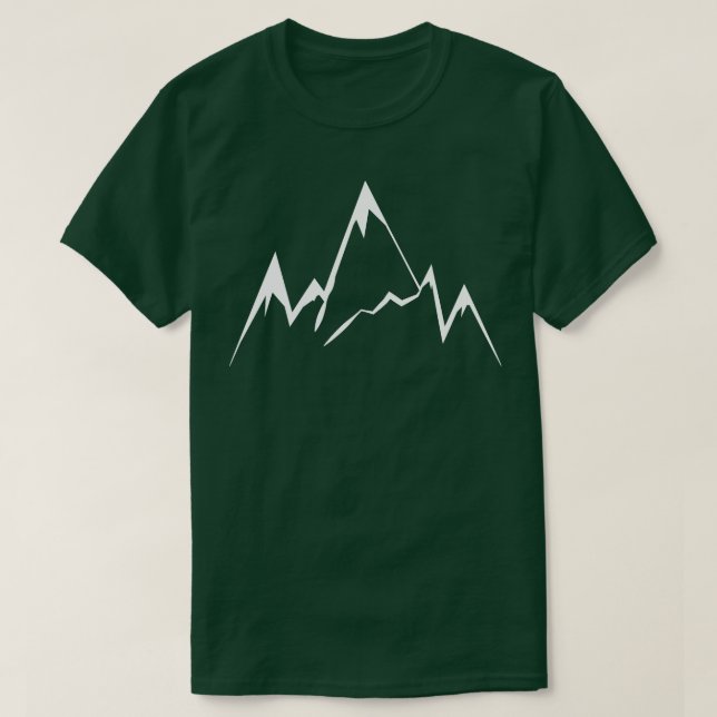 Berge Wandern 46 T-Shirt (Design vorne)