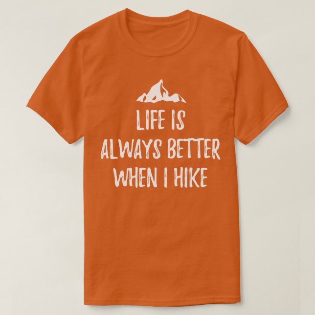 Berge Wandern 59 T-Shirt (Design vorne)