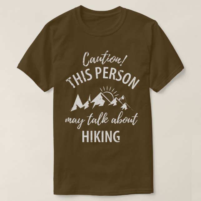 Berge Wandern 68 T-Shirt (Design vorne)