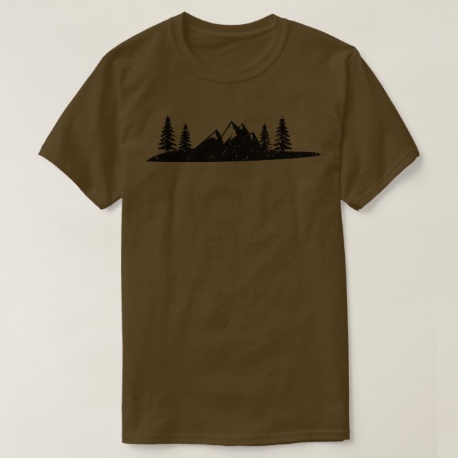 Berge Wandern 8 T-Shirt (Design vorne)
