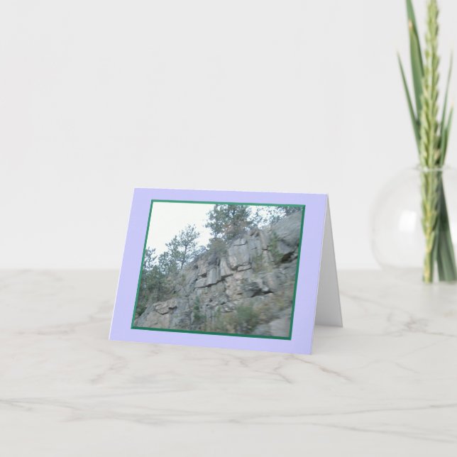 Berge weg, aber in meinem Herzen Mitteilungskarten (Vorderseite)